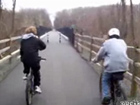 Fahrrad runterschmeissen