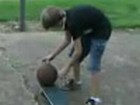 Skateboard + Basketball